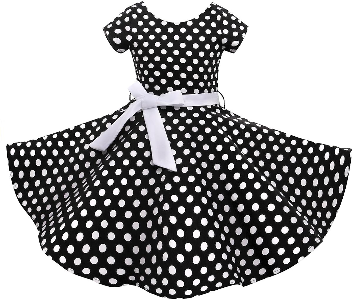 girls polka dot dress