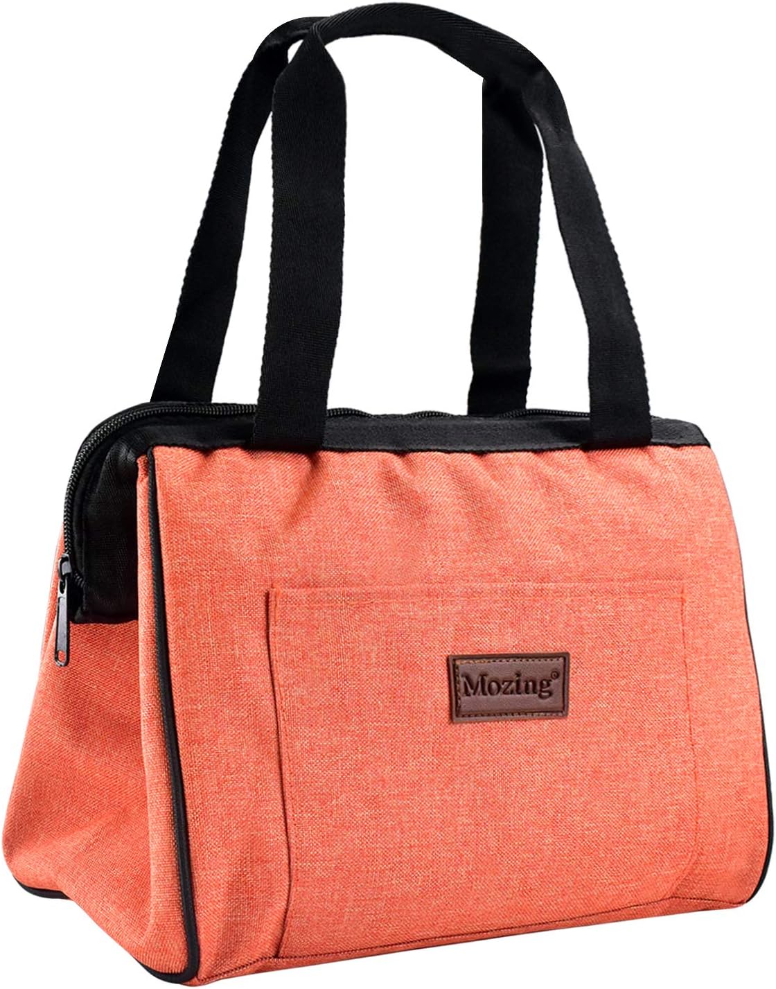 Mozing Lunch Bag Insulated Lunch Bags Reusable Lunch Box for Women Men Lunch Purse Bag Lunch Kit for Work/Outdoor/School(Orange)