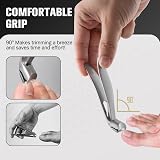 FERYES Angled Head Toenail Clipper Large Wide Jaw Thick Nails Ergonomic view 2
