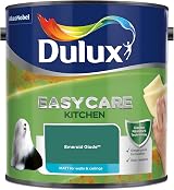 Dulux Easycare Kitchen Matt Emulsion Paint Emerald Glade 2.5L Grease Resistant view 2
