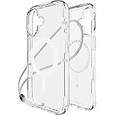 BodyGuardz Accent Compatible with iPhone 17 Case - Crystal Clear Shockproof Cover with 18FT Drop Tested - Compatible with MagSafe - Wireless Charging - Raised Bezel (Clear)