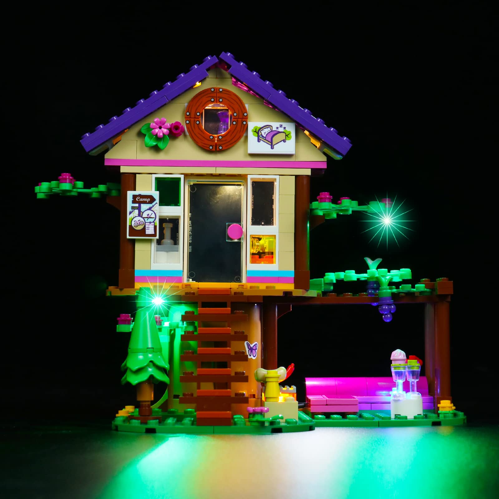 Led Light Set for Lego Forest House - Not Include Lego Models, Led Light Kit for Lego 41679 Friends Forest House Toy — image 1
