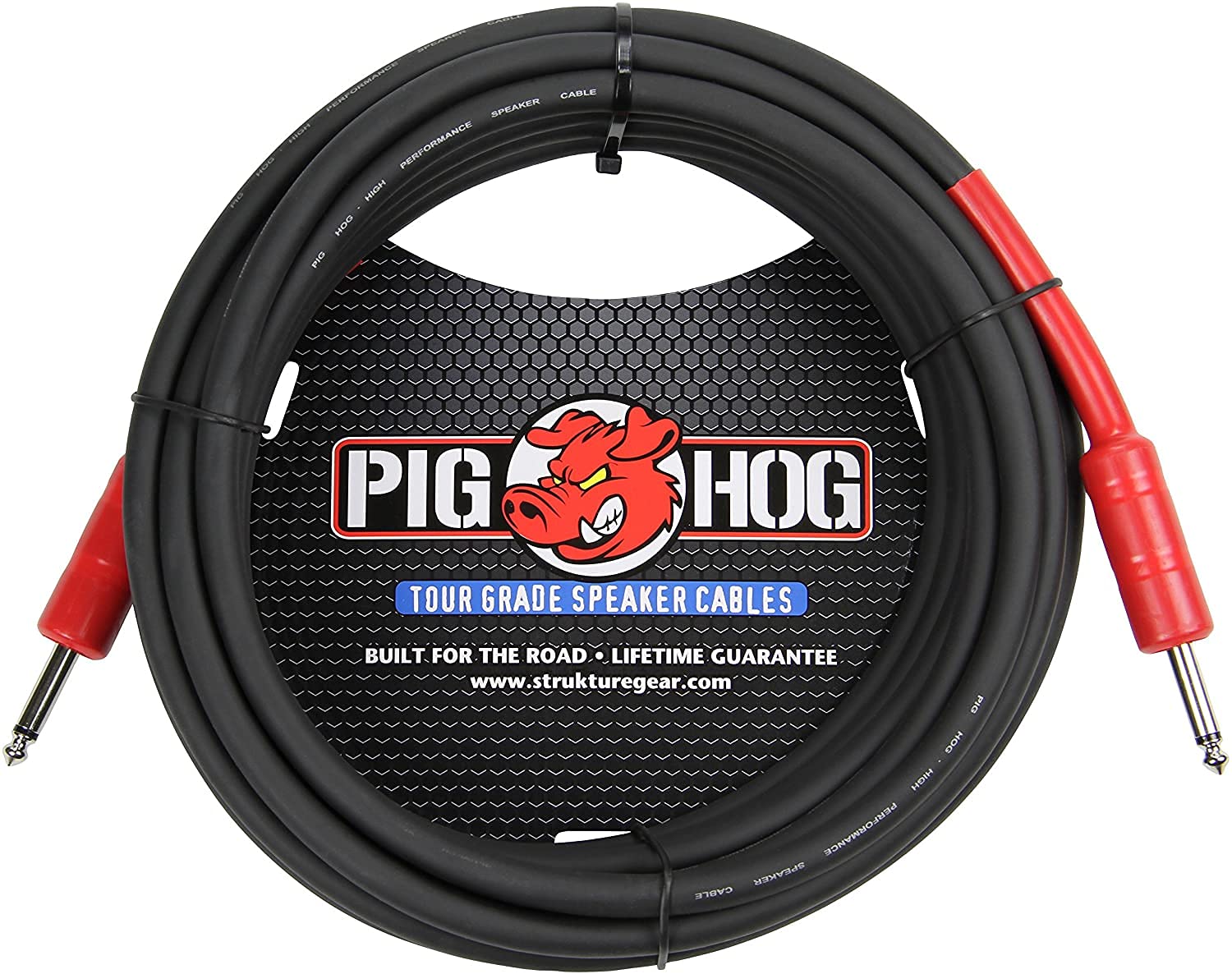 Pig Hog PHSC25 High Performance 14 Gauge 9.2mm 1/4" Speaker Cable, 25 Feet — image 1