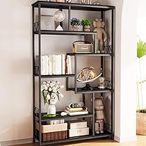 Amazon.com: Gizoon 71” Industrial Bookshelves for Storage