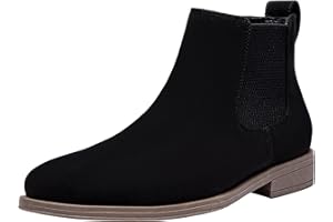 Jousen Men's Chelsea Boots Suede Casual