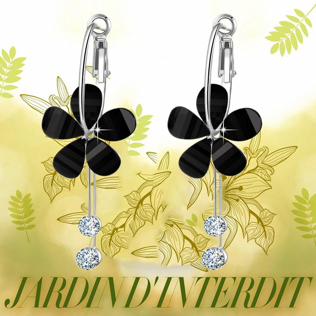 jewels galaxy copper drop earrings for girls (multi-colour)(cb-bll-4579)