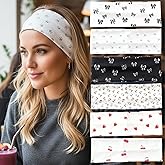Headband for Women Fashion Hair Non Slip Elastic Hairbands for Workout Yoga Running