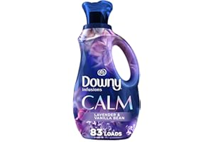 Downy Infusions Laundry Fabric Softener Liquid, Calm, Lavender & Vanilla Bean, 56 Fl Oz