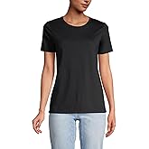 Lands' End Women's Relaxed American-Grown Supima Cotton Crew Neck T-Shirt