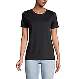Lands' End Womens Short Sleeve Relaxed Supima