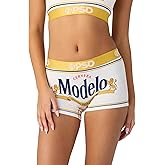 PSD Womens Underwear Boyshorts - Beer & Alcohol, Comfortable Boy Shorts Underwear for Women, Womens Boy Shorts Panties