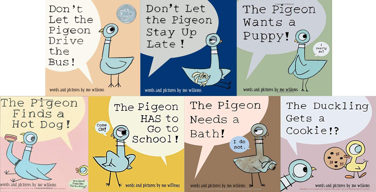The Pigeon Books 7 Book Set Mo Willems Amazon Com Books