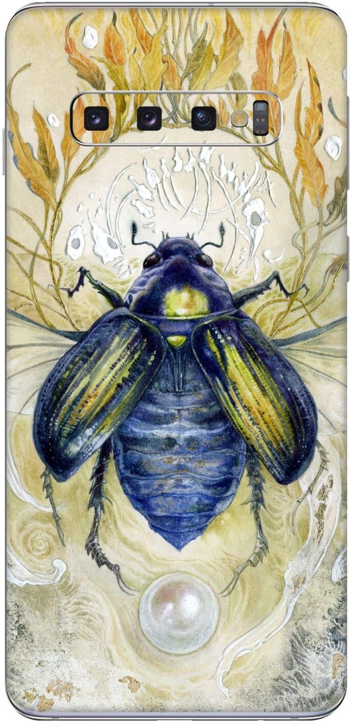 Head Case Designs Officially Licensed Stephanie Law Scarab Immortal Ephemera Matte Vinyl Sticker Skin Decal Cover Compatible with Samsung Galaxy S10