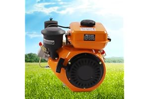 Futchoy 196CC 4-Stroke 3HP Black Diesel Engine Single Cylinder Portable Generator