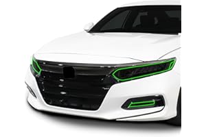 BOGAR TECH DESIGNS - Precut Complete Headlight Fog Light Tint Kit Compatible with Honda Accord 2018-2022, Dark Smoke