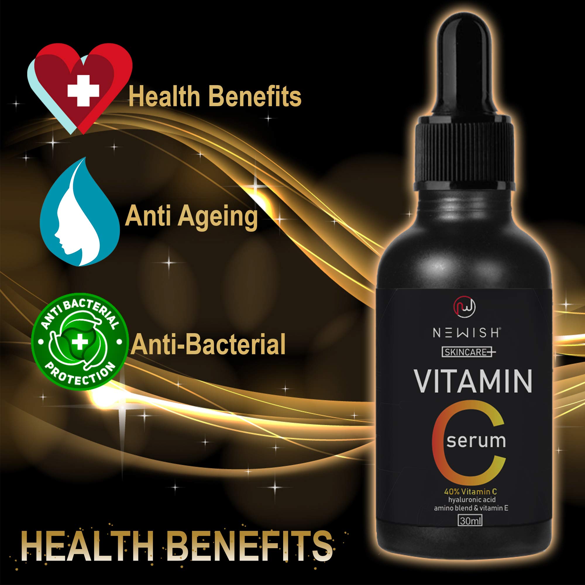 Newish Vitamin C Serum for Face Pigmentation and Oily Skin for Men and
