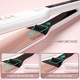 K&K Extra Wide Flat Iron Hair Straightener 57 mm Nano Titanium Plates view 6
