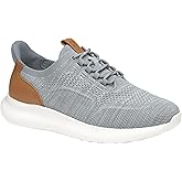 Johnston & Murphy Men’s Amherst 2.0 Knit Plain Toe Dress Casual Shoe, Gray Heathered Knit, 10.5 M
