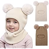 Kids Winter Hat Scarf, Baby Toddler Winter Hat Boys Girls Beanies for Kids Knit Warm Beanie hat 1-6T