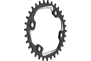 Funn Solo Narrow Wide Chainring for 9 10 11 12 Speed Chain, Fits Asymmetric 96mm BCD Interface Crankset, Single Speed Bike Ch