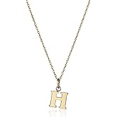 Amazon Collection 14k Gold-Filled Letter Charm Pendant Necklace