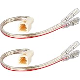 RED WOLF Car Dash Tweeter Speaker Wiring Harness Select for 2008-2020 Honda Civic Accord, 2009-2014 Acura TL RDX Dashboard Audio Sound System Update Plug &amp; Play 2PCS