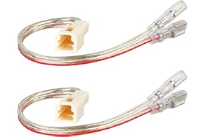 RED WOLF Car Dash Tweeter Speaker Wiring Harness Select for 2008-2020 Honda Civic Accord, 2009-2014 Acura TL RDX Dashboard Audio Sound System Update Plug & Play 2PCS