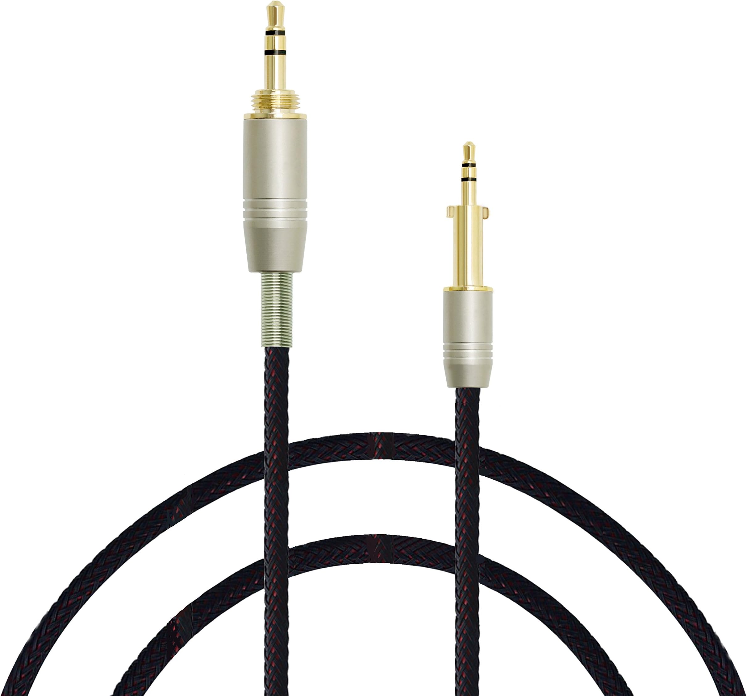 MiCity Replacement Upgrade Audio Extension Cable Cord for AKG K450 K451 K452 K480 Q460 Headphones Headsets