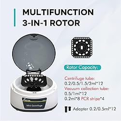 LAB FISH Mini Centrifuge Machine 7000 RPM,3286 x g