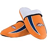 FOCO NFL Mens Football Team Logo Moccasin Slippers Shoes