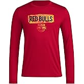 adidas Mens New York Red Bulls MLS Long Sleeve T-Shirt