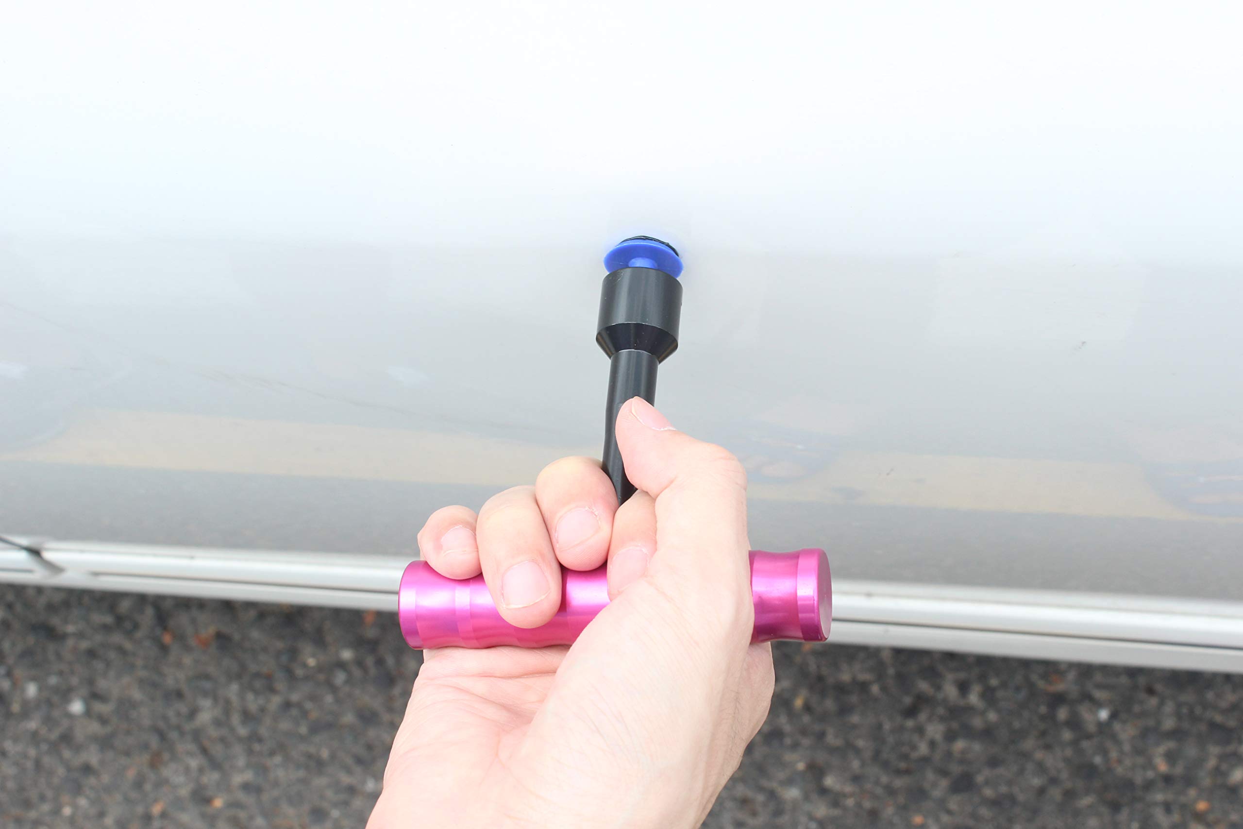 LucaSng Car Body Painless Dent Removal PDR T-bar Dent Puller Repair Tool Red