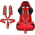 BESTZHEYU 5-Point Racing Safety Harness Set SFI with Ultra Comfort Heavy Duty Shoulder Pads