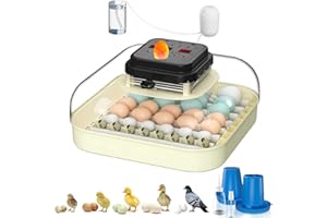CoInceptus 35 Eggs Incubators for Hatching Eggs,Egg Incubator with Automatic Egg Turning and Humidity Control,Chicken Egg Incubator with Egg Candler, Incubator for Chicken, Duck, Goose, Pigeon, Quail