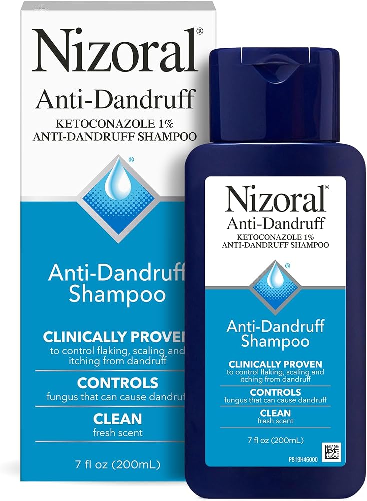 Nizoral Anti-Dandruff Shampoo with 1% Ketoconazole, Fresh Scent, 7 Fl Oz | Anti-Fungal Shampoo, Dandruff Shampoo for Dandruff