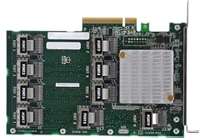 Ymiko SAS Expander Card Controller Card with 24 Hard Drives Expansion Support, PCIe x8 Interface, for DL380/388 G9/G10 Server