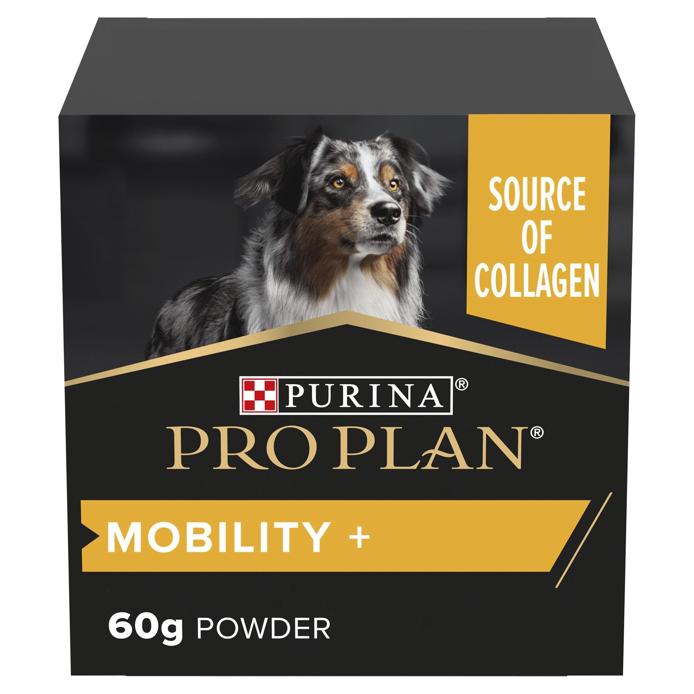 Pro Plan Dog Mobility Supplement | Hip and Joint support | with Green Lipped Mussel, Collagen, Glucosamine, Chondroitin | all breeds | Adult and Senior dogs | Powder 60 g ​