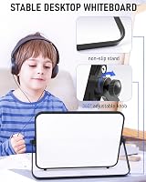 Nicpro Dry Erase Small Whiteboard A4 Double Sided Magnetic with Stand 21x30cm view 5