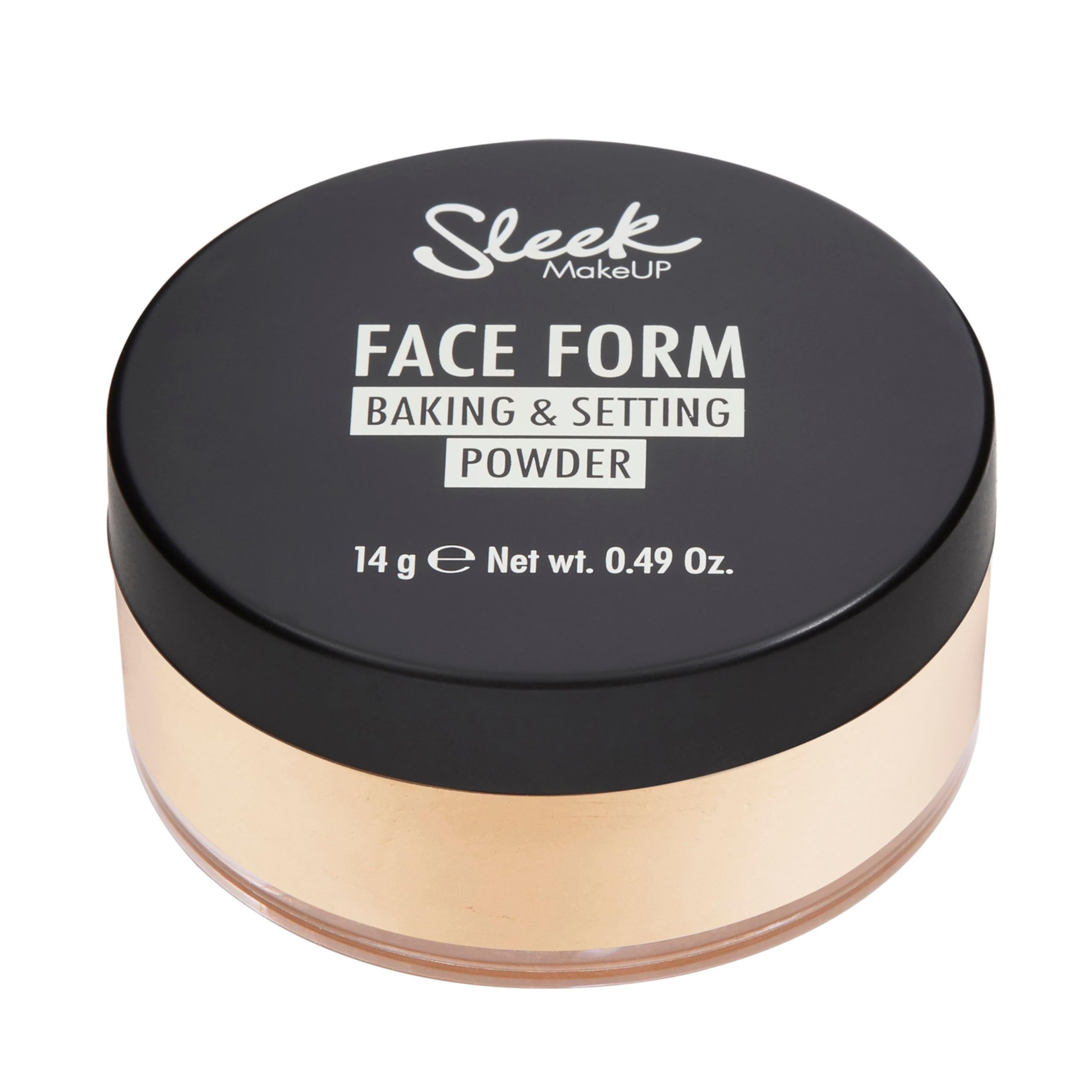 Sleek MakeUP Face Form Baking & Setting Powder, Loose Setting Powder to Lock in Your MakeUP, Lightweight Formula, Light, 14g