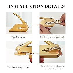 OFCCUSTOM Book Embosser Custom Embosser Stamp with