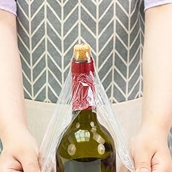 KAMMAK Plastic Wrap with Slide Cutter Food Cling