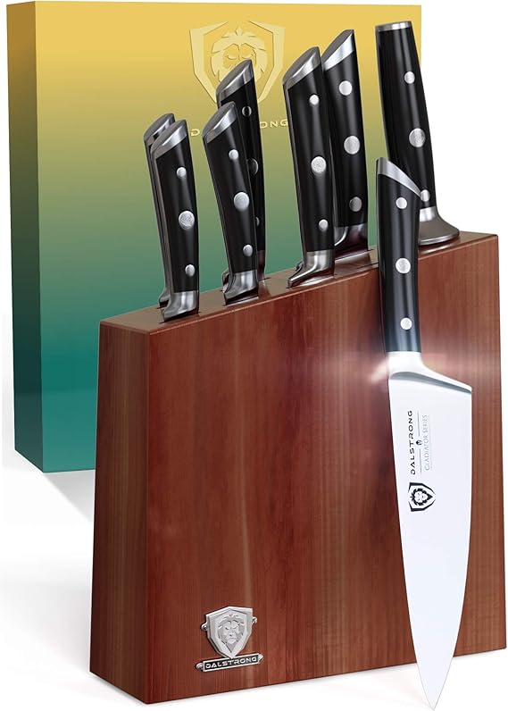 DALSTRONG Knife Set Block Gladiator Series Knife Set German HC