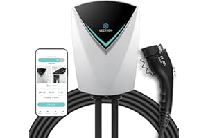 Lectron Level 2 J1772 EV Charging Station with Wi-Fi/App Control - 48A, 240V Plug-in/Hardwired V-Box Pro EV Charger with NEMA 14-50 Plug & 16ft Charging Cable - for J1772 Electric Vehicles ONLY