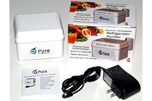 O3 Pure Rechargeable Refrigerator Purifier Deodorizer and Odor Eliminator