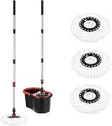 Requisite Needs Smart Spin Mop and Bucket Set Black 13 L 3 Mops view 7