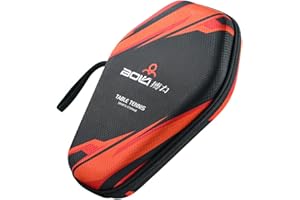 Waterproof Table Tennis Racket Bag EVA Ping Pong Paddle Hard Case Hexagonal Table Tennis Bat Cover