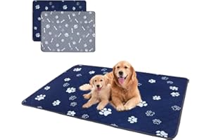 EAROND Washable Pee Pads for Dogs 2 Pack,36''*31'' Reusable Puppy Pads Pet Training Pads with Great Absorbent,Leakproof Fabric and Non Slip Backing for Potty,Crate,Whelping,Floor,Playpen,Sofa,Car