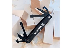 S SMAZINSTAR Wood Carving Tools, Whittling kit with Basswood Wood Blocks for Kids Beginners, 6" in Folding Whittling Knife & Wood Blocks for Widdling Kit (Black)
