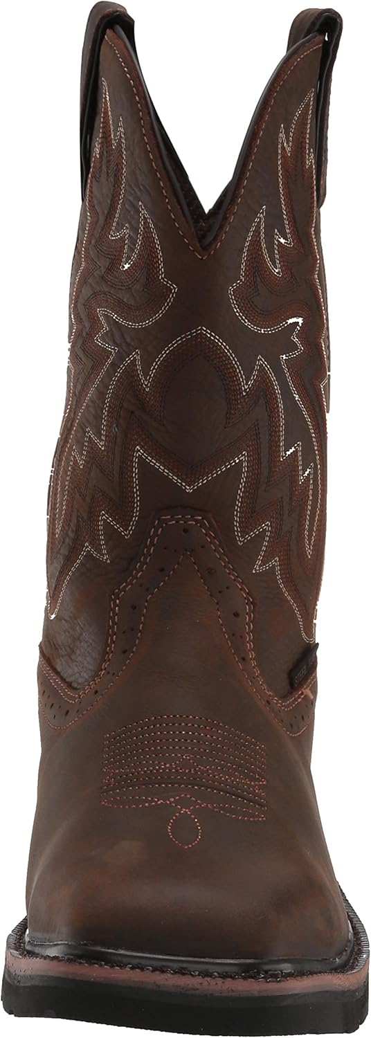 Wolverine Men's Rancher 10" Square Toe Steel Toe Work Boot: Shoes