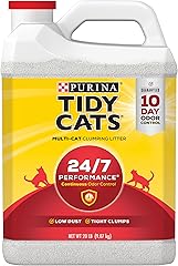 Tidy Cats Scoop Cat Litter Box, For Multiple Cats, 20 Lbs
